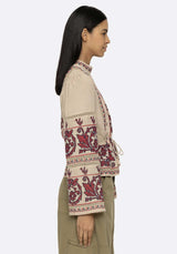 Blouse Ss24-082 Taupe