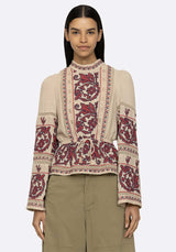 Blouse Ss24-082 Taupe
