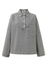 Denim Blouse Maila Gris