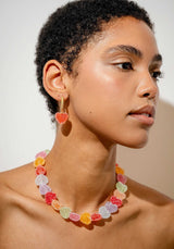 Necklace Jelly Heart N Multi