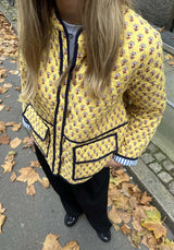 Jacket Adriane Jacket Yellow-Flower
