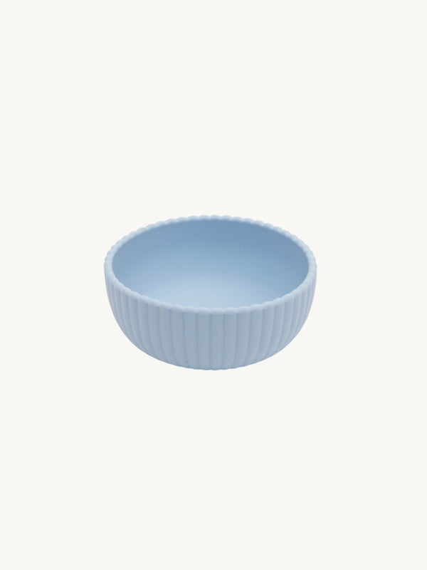 Seashell Silicone Bowl - Blue｜Baby Bowl