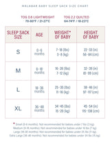 TOG 0.6 (Lightweight) - Miami Wearable Baby Sleep Sack
