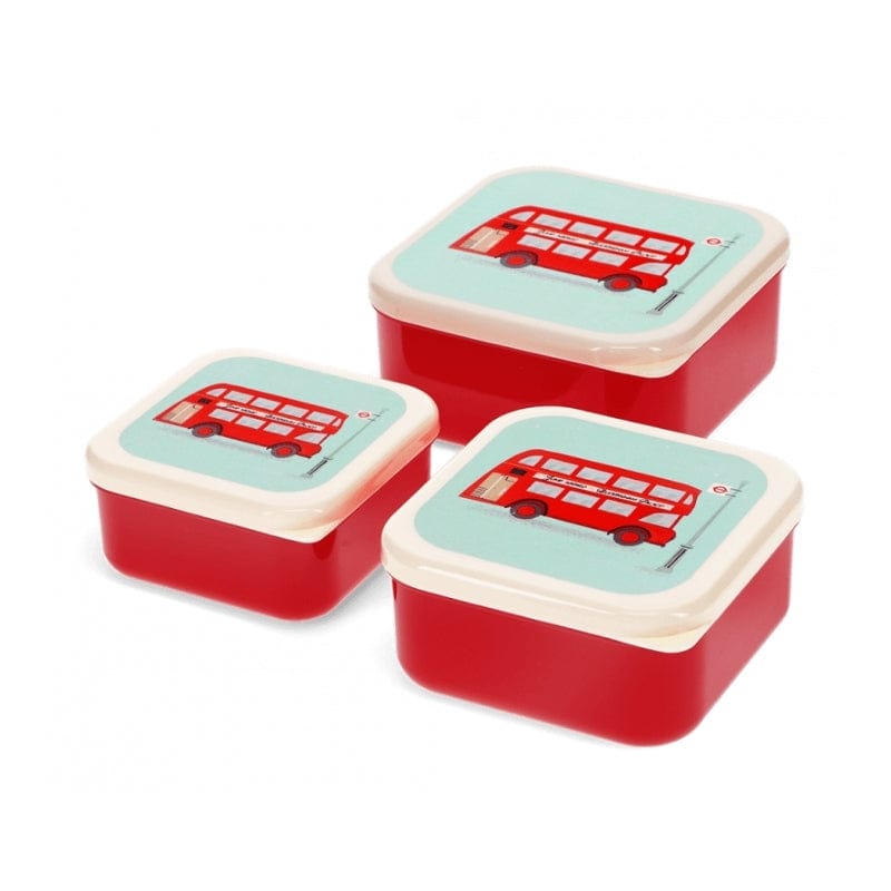 Snack boxes (set of 3) - TfL Routemaster Bus