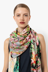 Scarf Ava Double Face Pink-Blossom