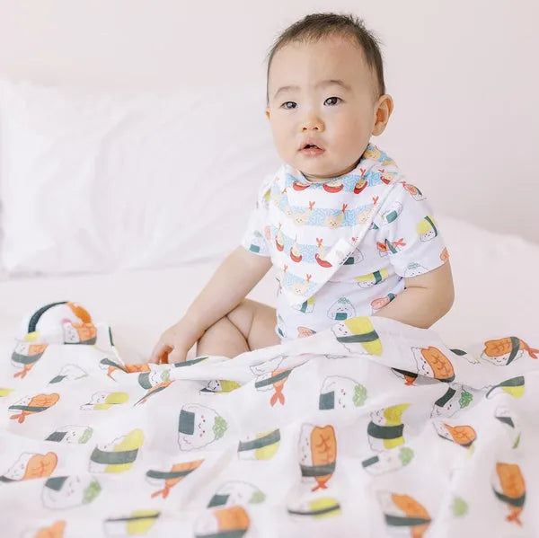 Organic Bamboo Blend Swaddle - Sushi