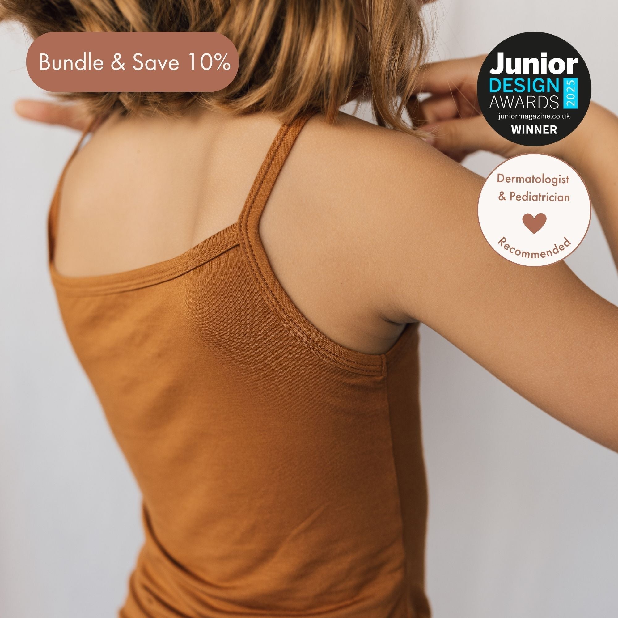 Teen Girls' TENCEL™ Micro Modal Ultra Soft Camisoles - Set of 2 | Cloth Diapers | Just Peachy