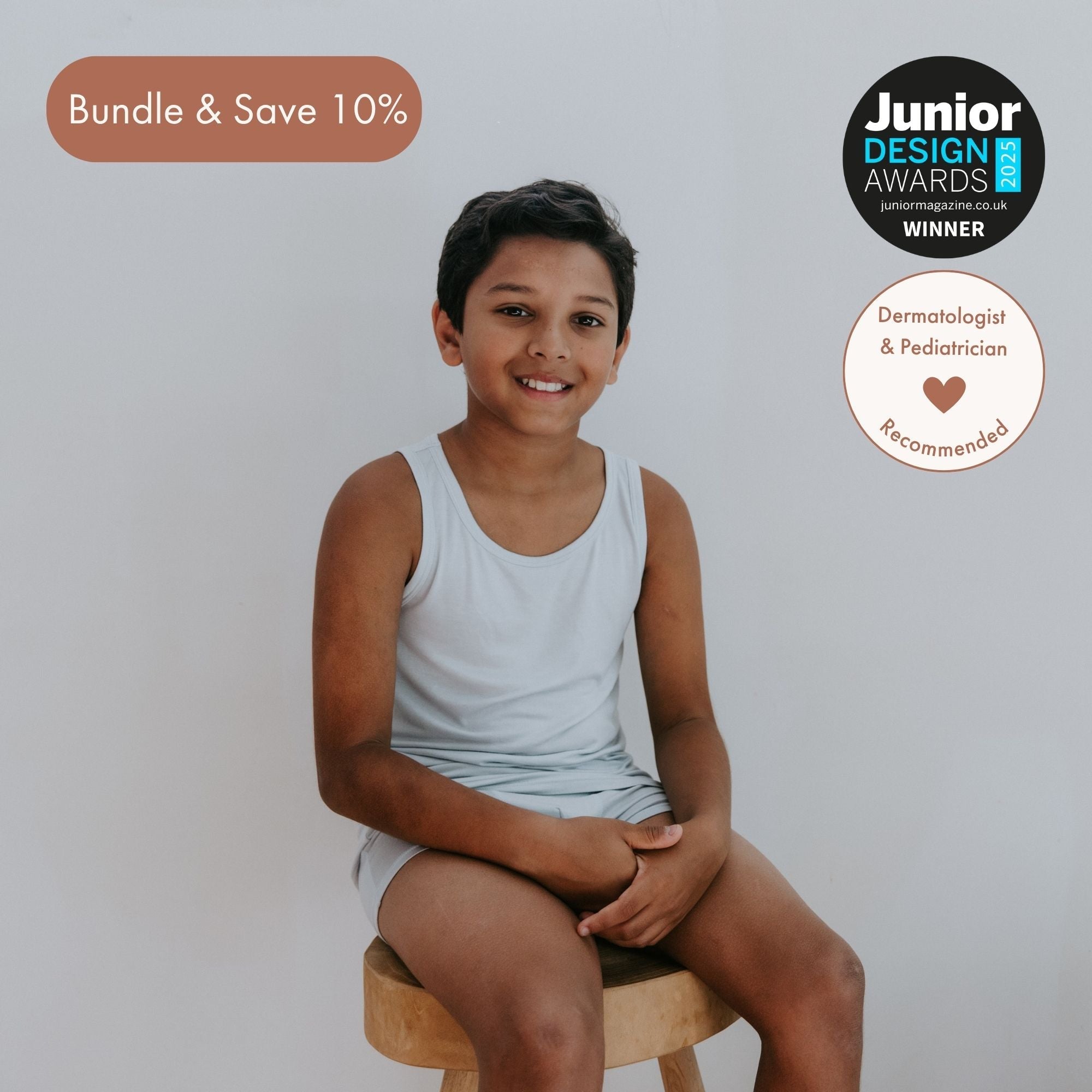 Teen Boys' TENCEL™ Micro Modal Ultra Soft Boxer Briefs - Set of 2 | Cloth Diapers | Just Peachy