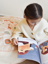 Africa Round Floor Cushion - The Explorer｜For Kids