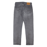 LEVI'S 514 Jeans BIG E Mens Grey Slim Straight Denim Stone Wash W30 L30