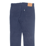 LEVI'S 511 Mens Trousers Blue Slim Straight W34 L32