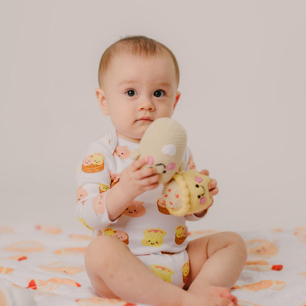 The Wee Bean Crochet Rattle Doll