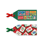 CHARITY CHRISTMAS GIFT TAG: Festive Mahjong