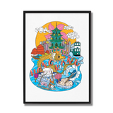 PRINT - Hong Kong Dragon ( 2 size)