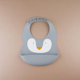Penguin Silicone Bib