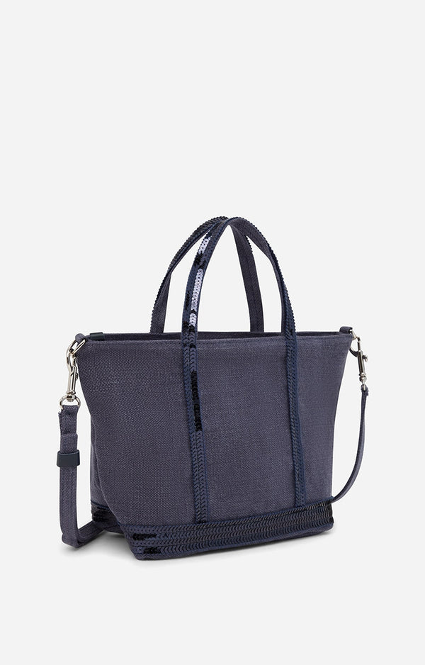 Mini Bag Linen Cabas Xs Ve31-v40410 Denim