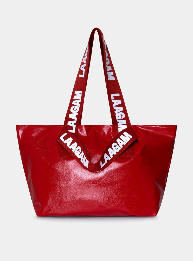 MALMÖ RED SHOPPER BAG