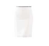 Luxe White Mini Tweed Skirt – Women’s Chic Mini Skirt
