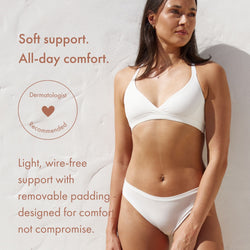 Womens' TENCEL™ Micro Modal The Weekender Bralette | Cloth Diapers | Just Peachy