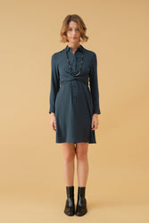 Wrapped Shirtdress - Forest