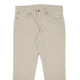 LEVI'S 511 Jeans Mens Beige Slim Straight Denim W34 L25