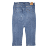 LEVI'S 505 Jeans Mens Blue Regular Straight Denim Stone Wash W40 L32