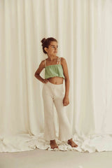 Crop top for girl's - Green