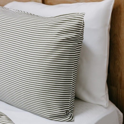 Bamboo Pillowcase Set (Stripe) - NakedLab