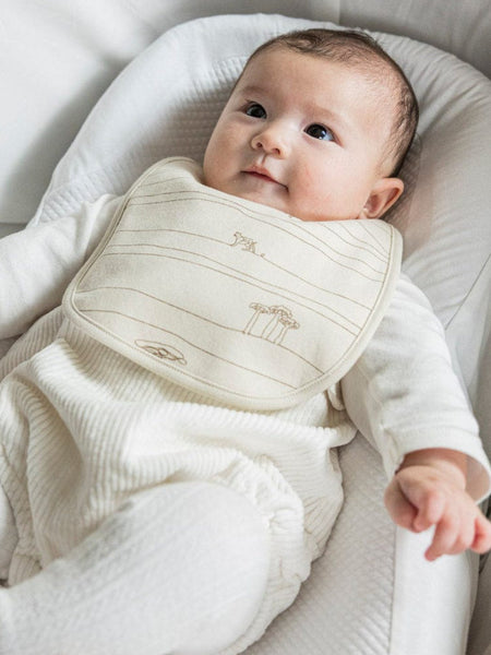 Bib Set x 3 Safari Sand