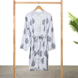 Block-Printed Robe