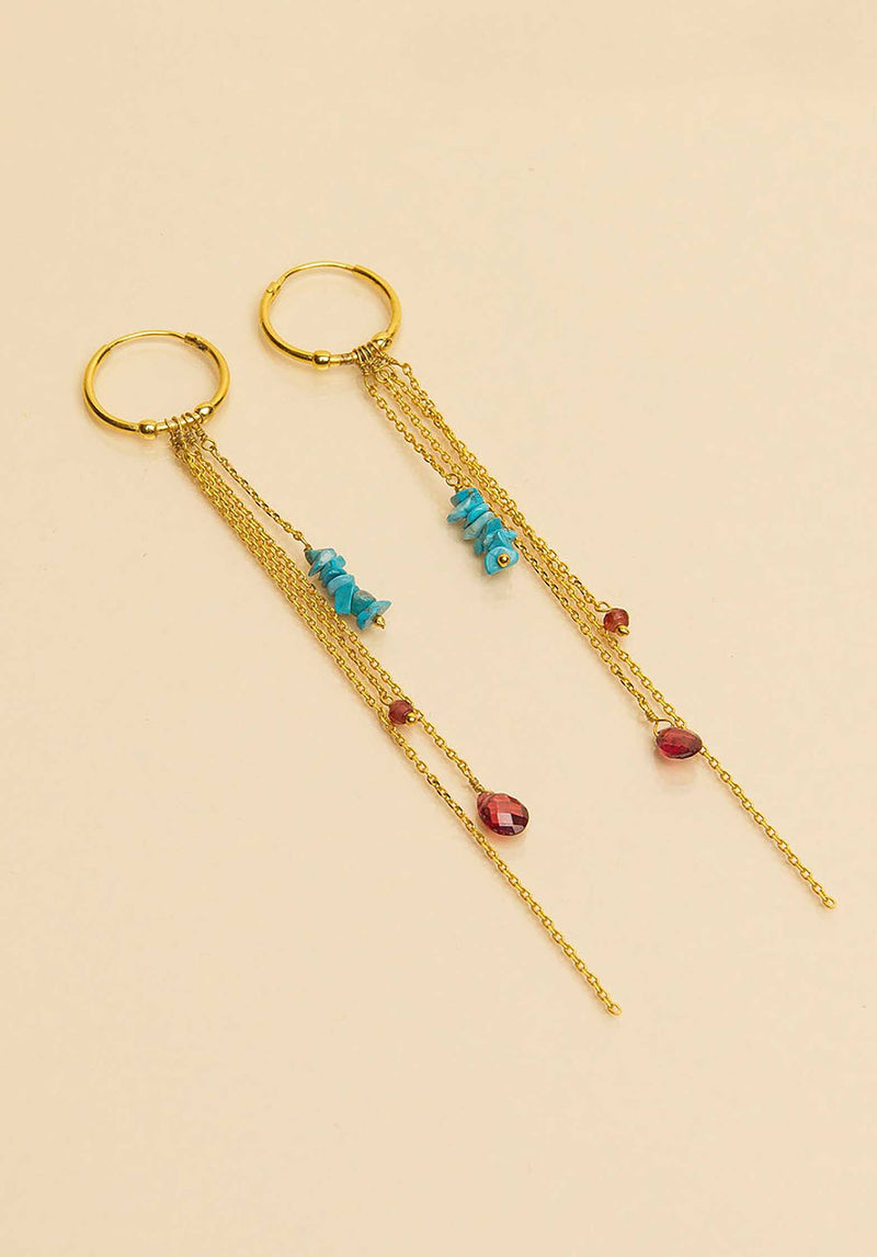 Earring  2bopt Turquoise