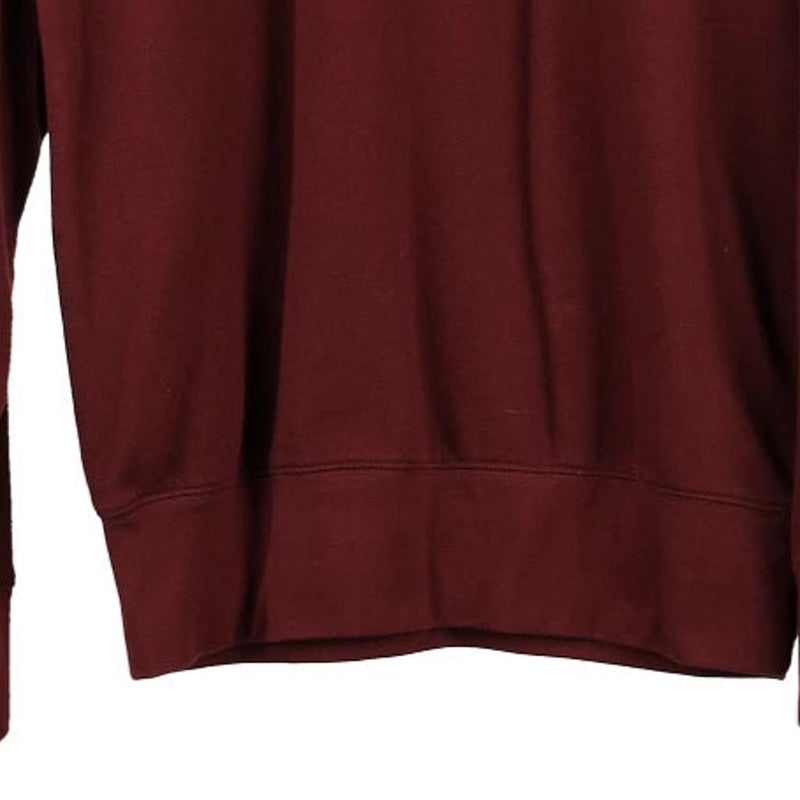 Virginia Tech Ka Knights Sweatshirt - Medium Burgundy Cotton Blend