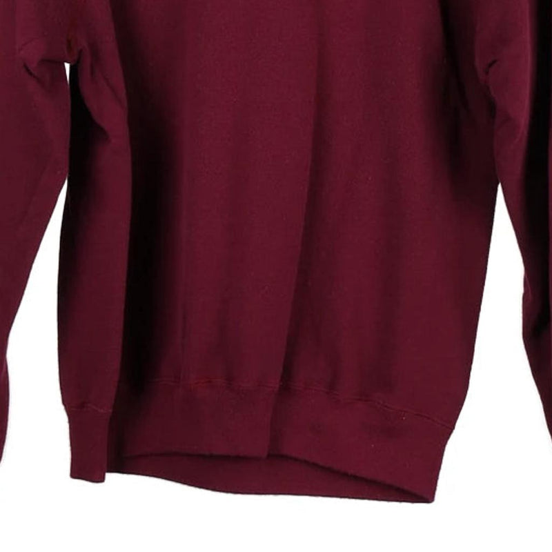 St. Barnabas Warriors Tultex Sweatshirt - Small Burgundy Cotton Blend