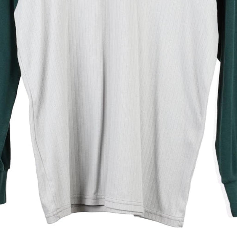 Majestic MLB Sweatshirt - Large Green Cotton Blend