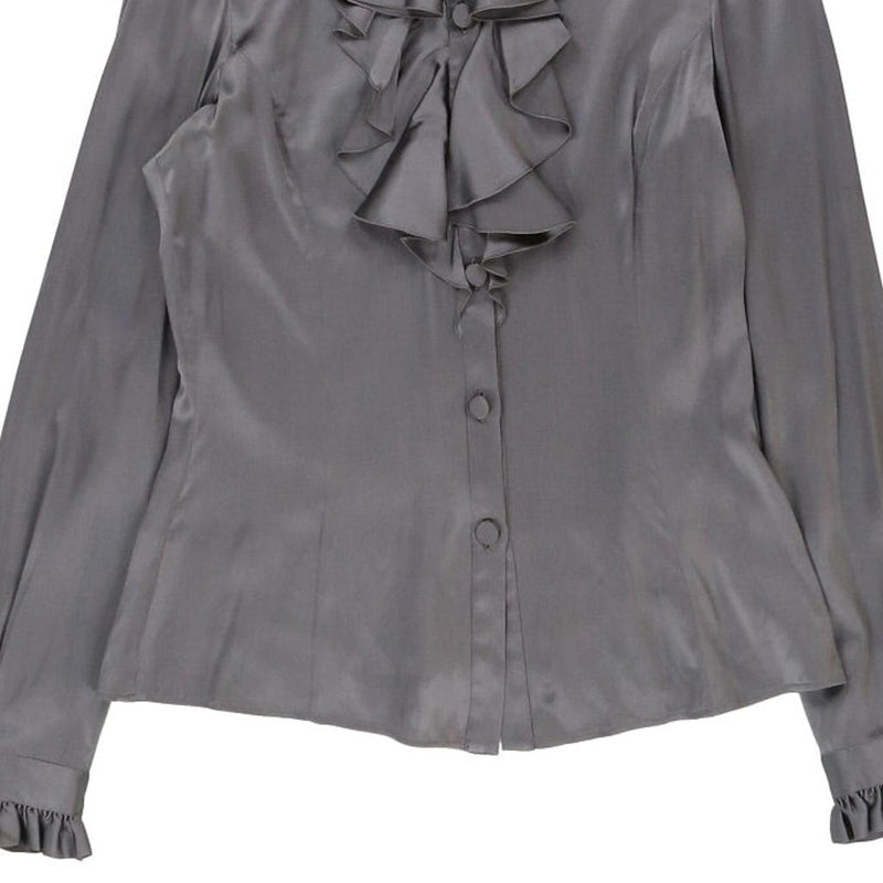 Emporio Armani Blouse - Medium Grey Silk Blend