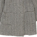 Dolce & Gabbana Trench Coat - Large Grey Wool Blend