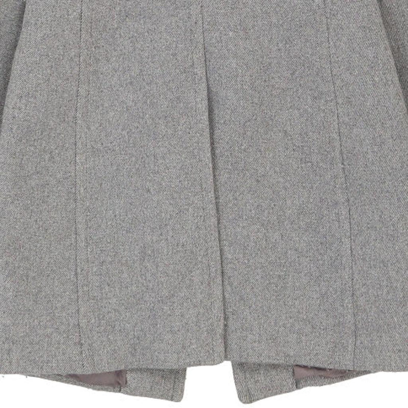 Prada Trench Coat - Large Grey Wool Blend