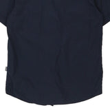 Moschino Short Sleeve Shirt - Medium Navy Cotton