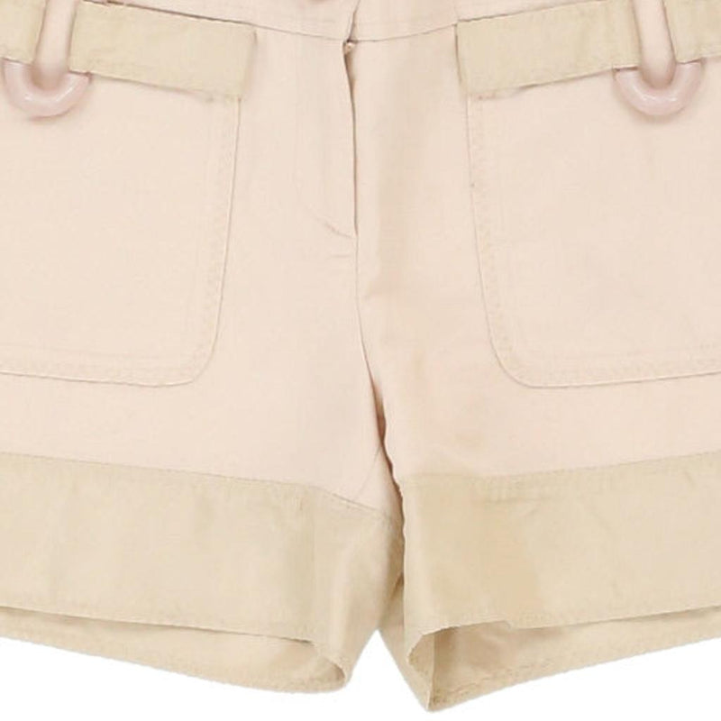 Versace Shorts - 29W UK 8 Beige Linen Blend