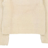 Unbranded Jumper - Large Cream Acrylic Blend