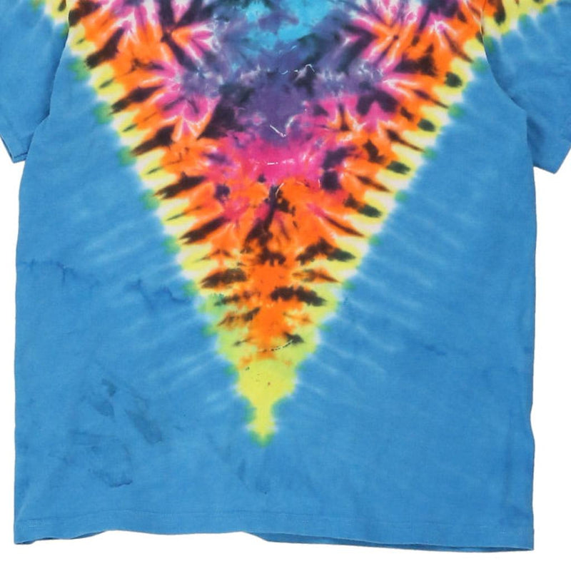 Liquid Blue Tie-Dye T-Shirt - Small Multicoloured Cotton