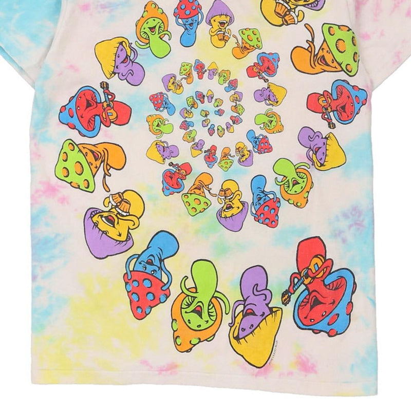 Liquid Blue Tie-Dye T-Shirt - Small Multicoloured Cotton