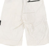 Age 3 Stone Island Shorts - 22W 9L White Cotton