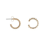 Bubble Earring and Ear Cuff - Gold