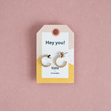 Bubble Earring and Ear Cuff - Gold