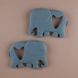 Grey Elephant Silicone Teether