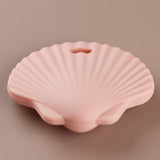 Dusty Pink Shell Silicone Teether
