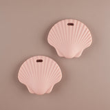 Dusty Pink Shell Silicone Teether