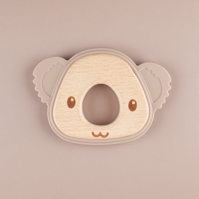 Koala Silicone Beech Wood Teether