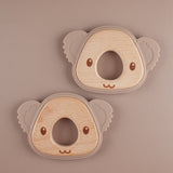 Koala Silicone Beech Wood Teether